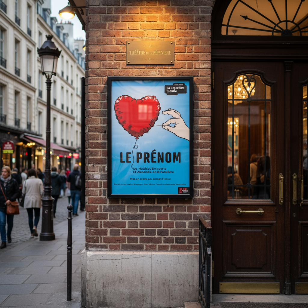 affiche théâtre de la Pépinière