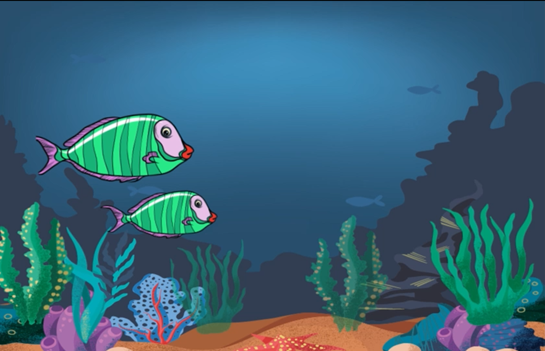under water animation
