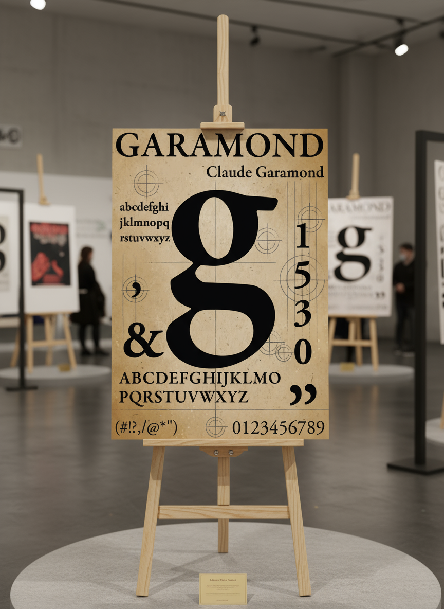 Affiche garamond