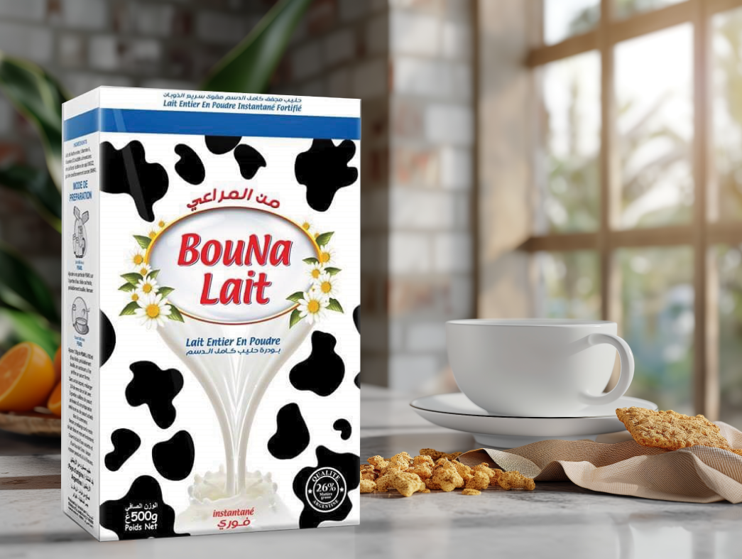 packaging bouna lait